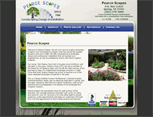 Tablet Screenshot of pearcescapes.com